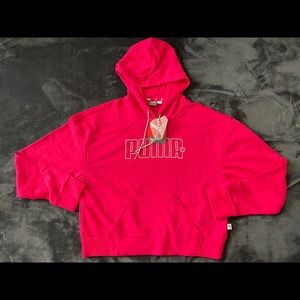 Brand New Puma Hooded Cropped Sweatshirt